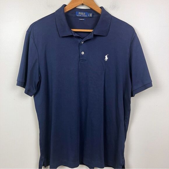 Polo by Ralph Lauren Men's Navy Blue Shirt - Picture 1 of 5
